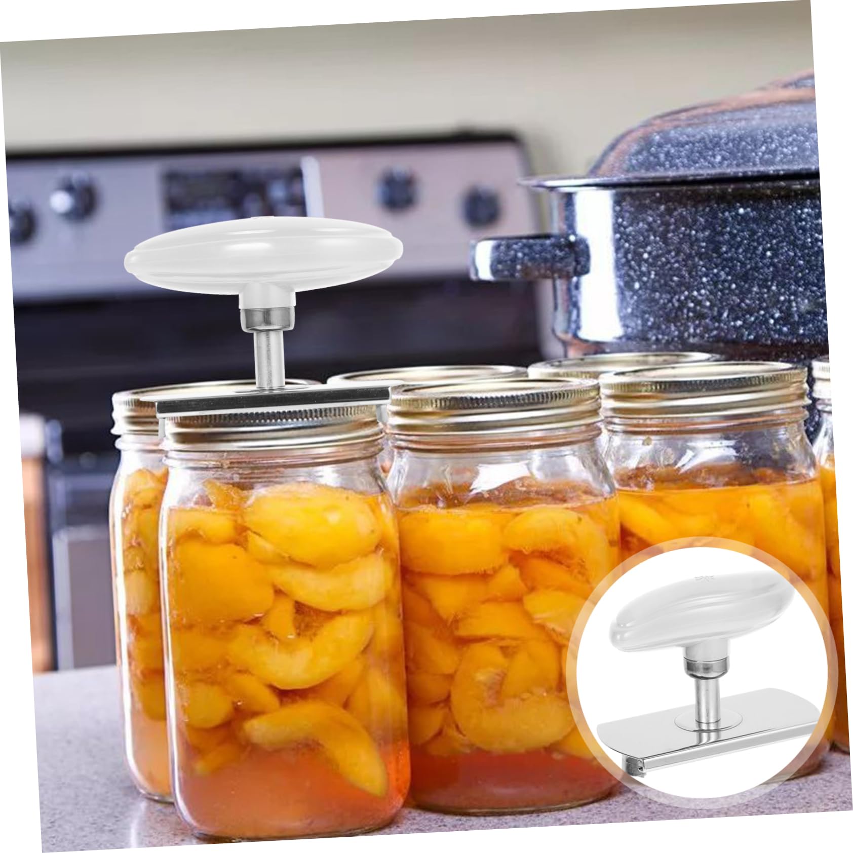 Alipis 5 Pz apriscatole in acciaio inossidabile bottiglia pinza apri barattoli da tavolo vaso apriscatole per lattine can opener multifunzione apricoperchio portatile plastica