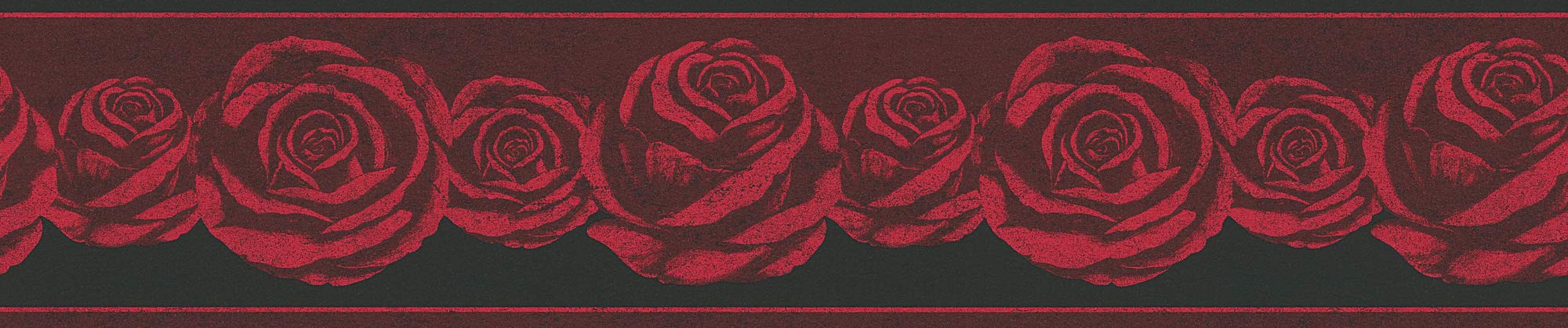 A.s. Création Red Black Only Borders 10 Border 5.00 M X 0.13 M Made In Germany 368621 36862-1