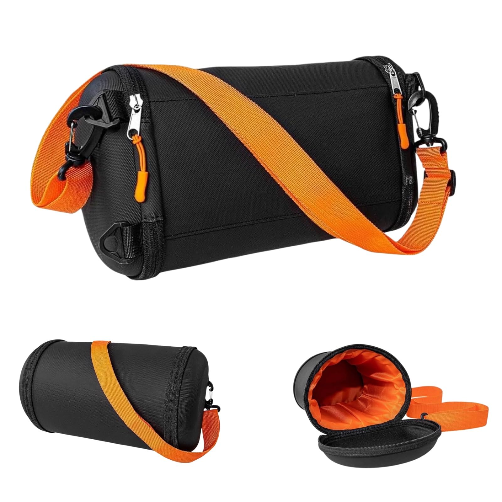 Genérico Bolsa de Almacenamiento rígida de EVA para proyectores, Funda Protectora portátil con Cremallera Segura,Organizador de Viaje Compacto para Dispositivos y Accesorios