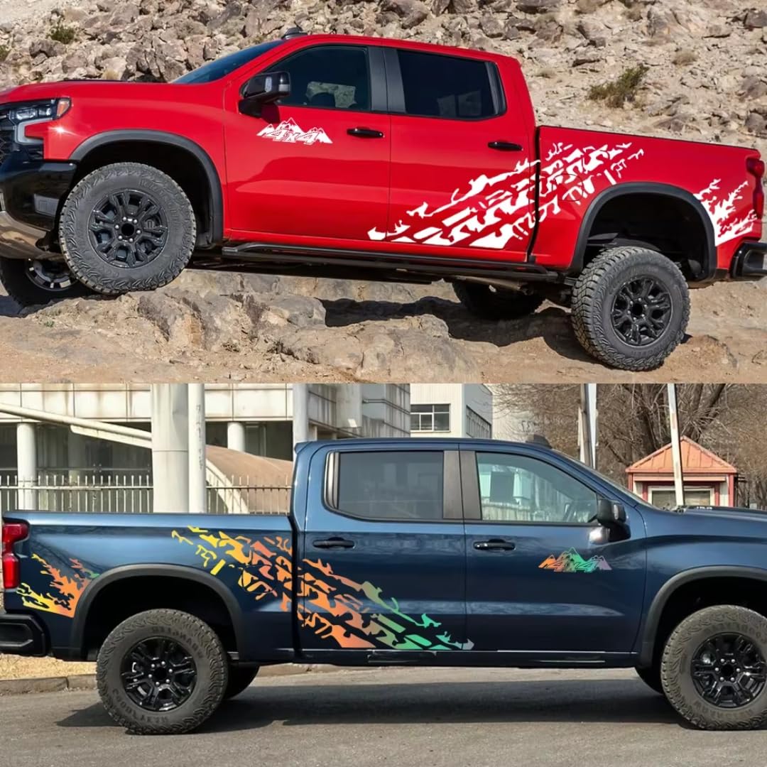Auto-Aufkleber für Chevrolet Silverado Autotür-Aufkleber für Autotüren, Wasserdichter Aufkleber