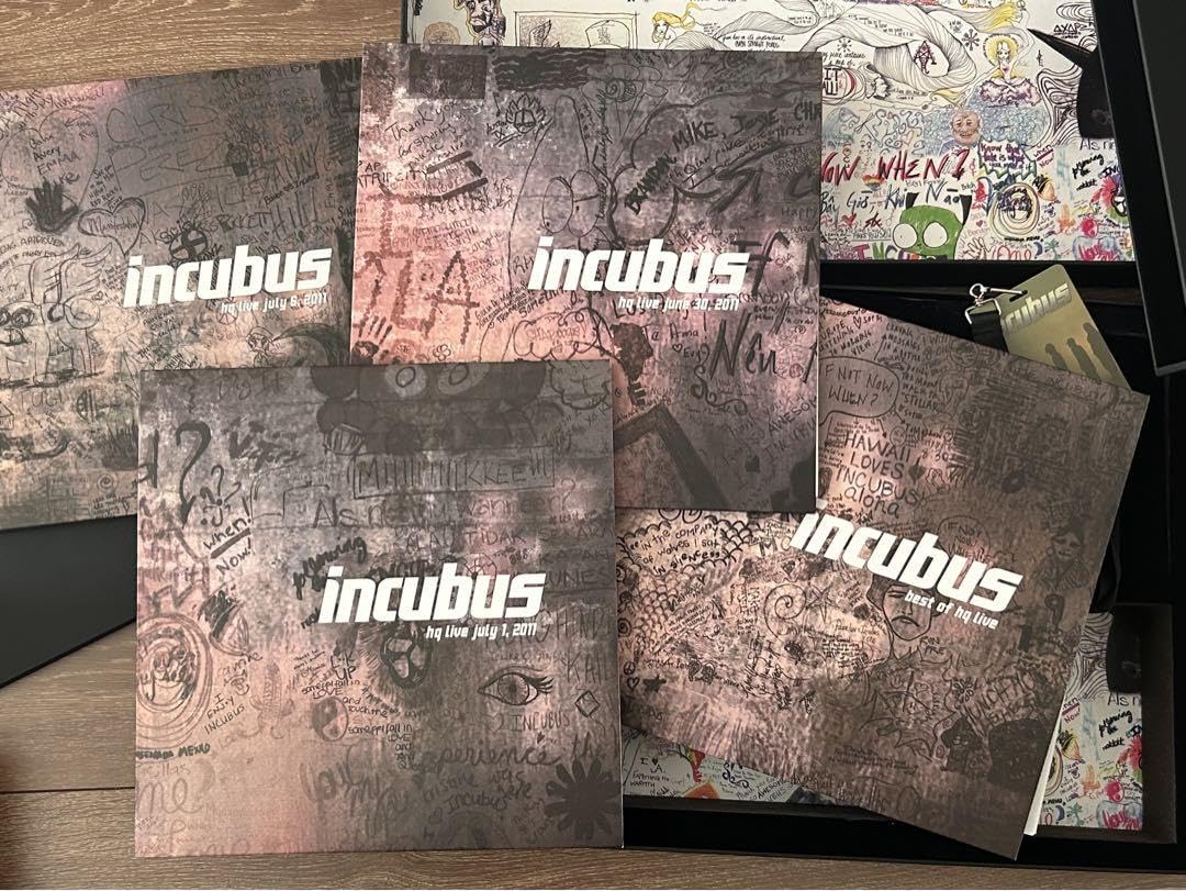 インキュバス INCUBUS 限定HQ LIVE BOX SET直筆サイン入り インキュバス INCUBUS 限定HQ LIVE BOX SET直筆サイン入り