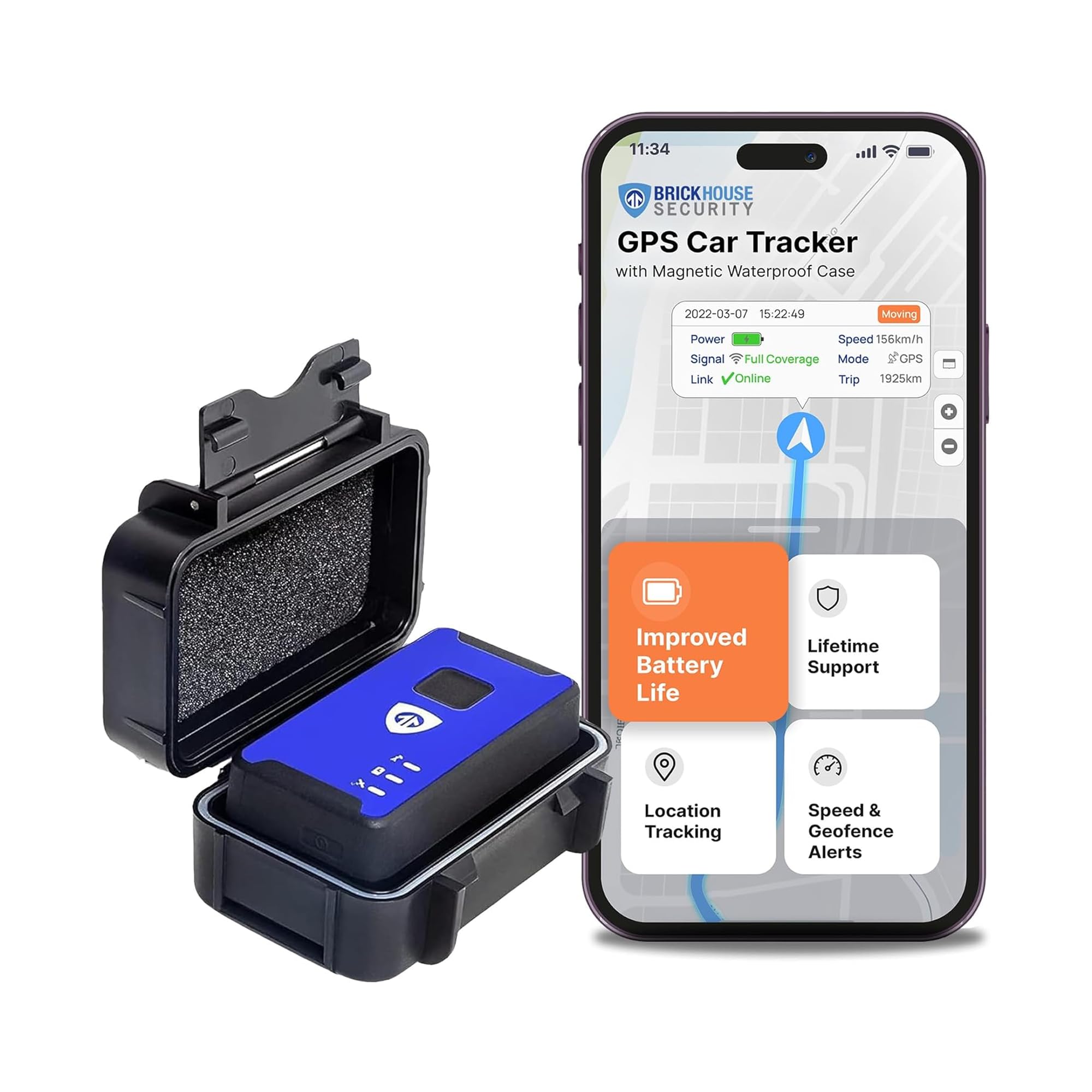Amazon.com: Brickhouse Car Trackers for Your Vehicle - Spark Nano
