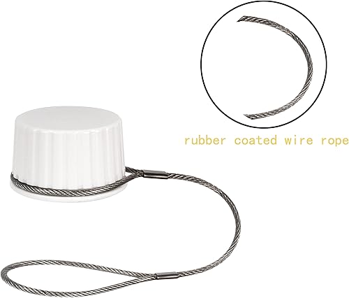 Miniatura 3 de Tapones roscados con anclaje de acero inoxidable tapones de drenaje para Igloo, tapas de drenaje roscadas de repuesto para enfriador Igloo, juego de