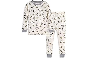 Organic Cotton Baby Boys' Pajamas Size 3 - Snug Fit for A Sweet Night's Sleep