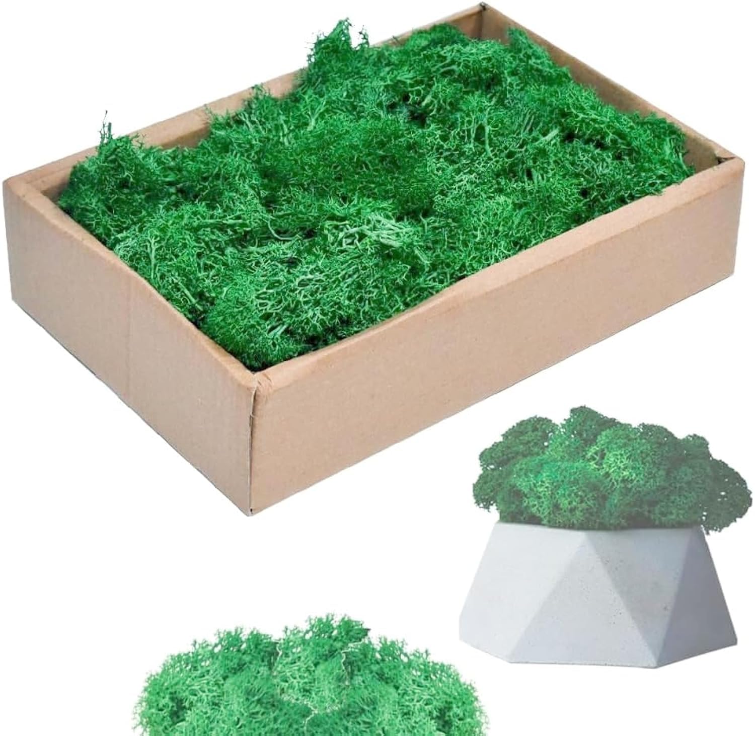 Mousse Artificielle CIYIN 200g - Vert Clair/Foncé Pour Déco | Artisanat Florale Et DIY