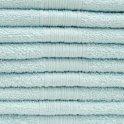 Miniatura 2 de VANME Paquete de toallas de mano de algodón, toallas, toallas de baño, juego de toallas blancas, toallas de mano para baño, juego de toallas, toalla