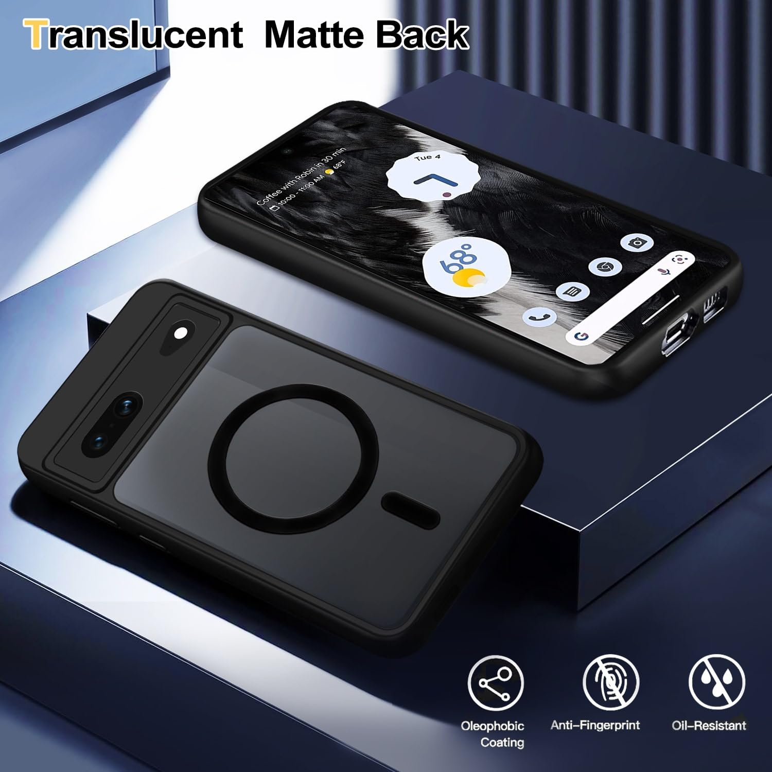 MagSafe Kompatible Handyhülle Für Google Pixel 8 Pro – Magnetisch, Schlank, Mit Kratzfester PC-Rückseite Und Stoßfestem TPU-Rahmen