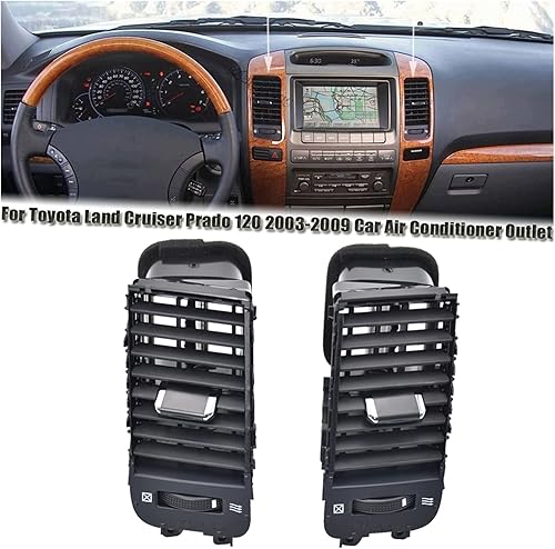 Miniatura 2 de RIPIAN Air Conditioning Vent Compatible with Toyota Land Cruiser Prado 120 2003-2009 Car Air Conditioner Outlet AC Air Conditioning Vents Plate