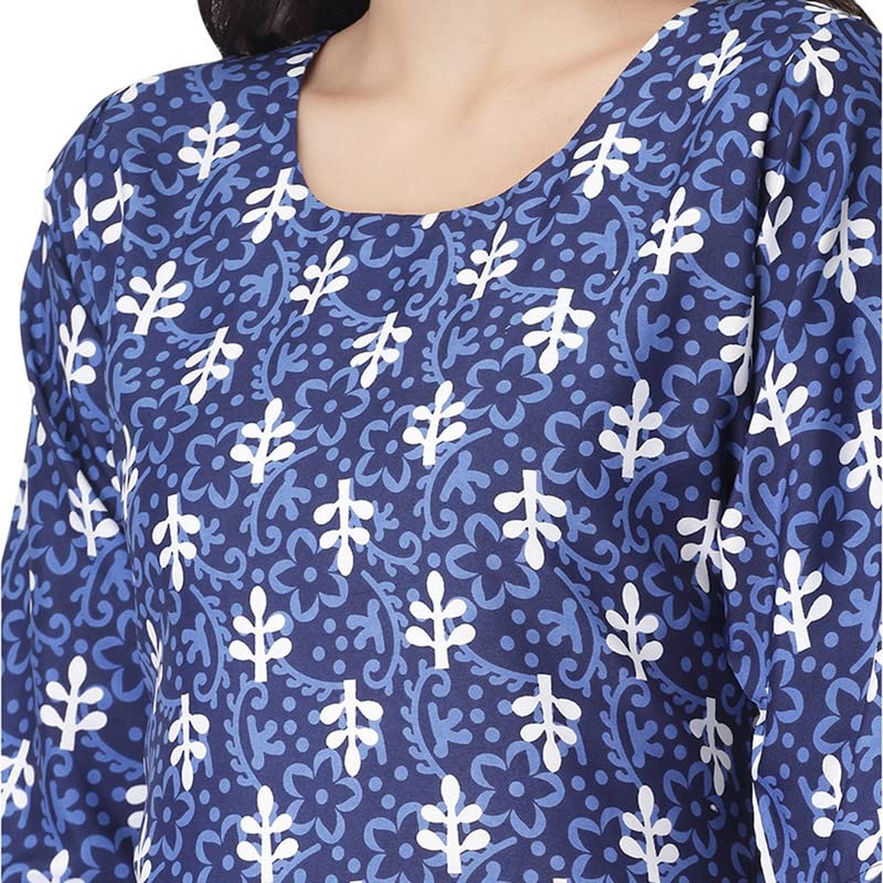 Image of Pinkmint Women's Crepe Digital Printed Straight Kurta