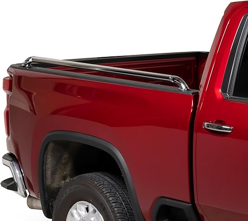 Miniatura 6 de Putco 89860 Rieles laterales clásicos para casillero, rieles de acero inoxidable para Ford F-150 Super Cab & Super Crew 2004-2014, caja de 5.5 pies.