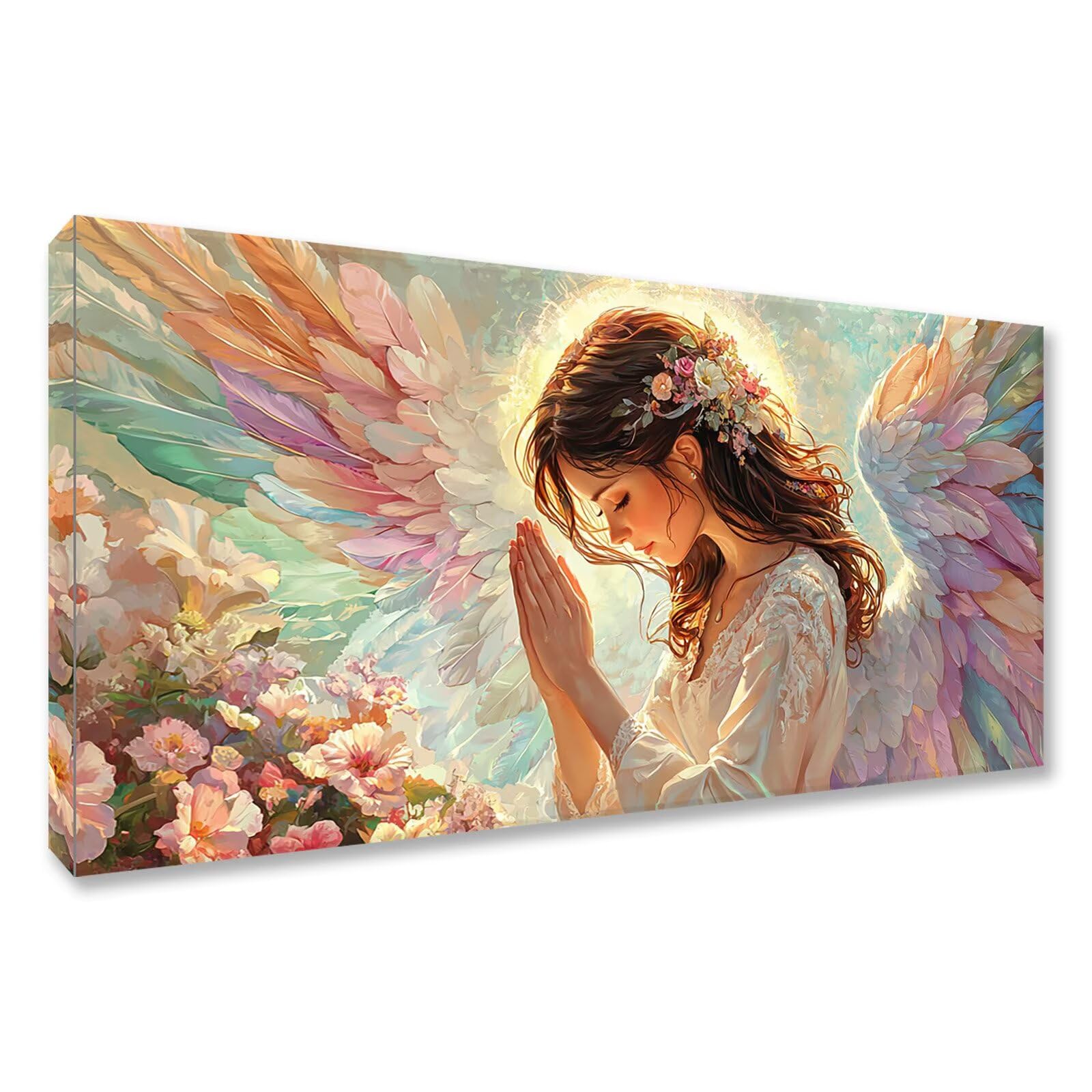 Diamond Painting Erwachsene Frau 140x70 cm, 5D Flügel Diamond Art Set Q0-70