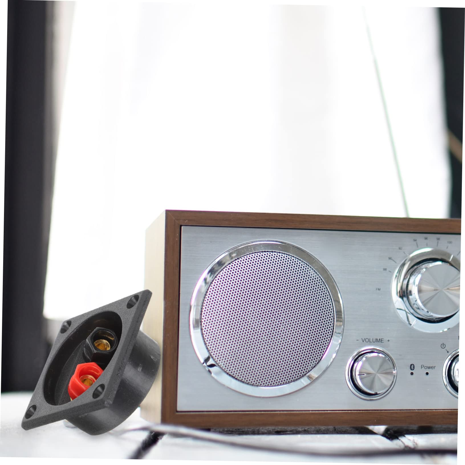 Lurrose 10Pcs Loudspeaker Connector Replacement Subwoofer Terminal Plate for Car Stereo Refits Easy Install Binding Post Durable Terminal Box for Secure Connections