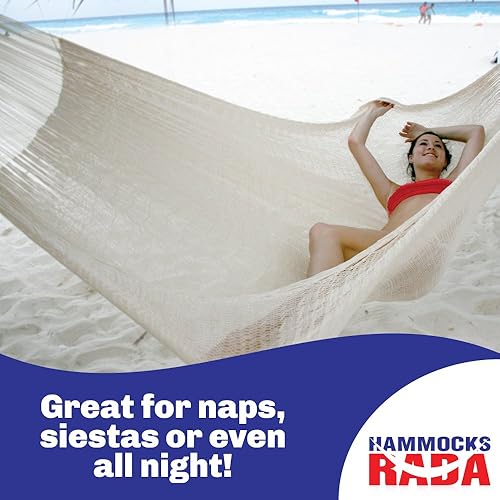 Miniatura 4 de Hamaca Yucatan hecha a mano - Durasol (Natural) - Ahora, más cómoda y 3 años de garantía en exteriores
