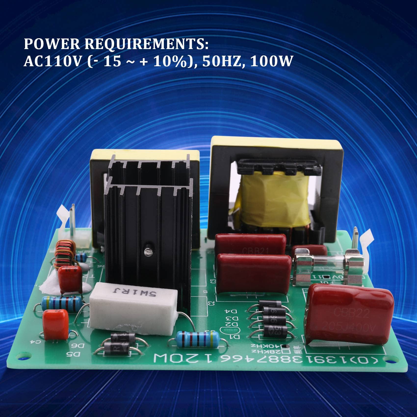 AC 110 V 100 W 40 K ultrasonique Panneau de conducteur de de nettoyage + 1 pièce 60 W 40 K Transducteur pour machines de nettoyage à ultrasons
