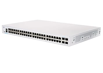 Cisco Business CBS250-48T-4G Smart Switch | 48 Port GE | 4x1G SFP | Limited Lifetime Protection (CBS250-48T-4G-NA)
