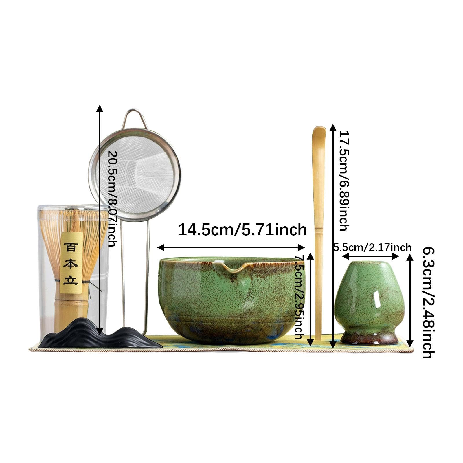 ATORSE™ Matcha Whisk Set Craft with Mat Whisk Holder for Tea Room Office Living Room|Home & Garden|Food & Beverages|Tea