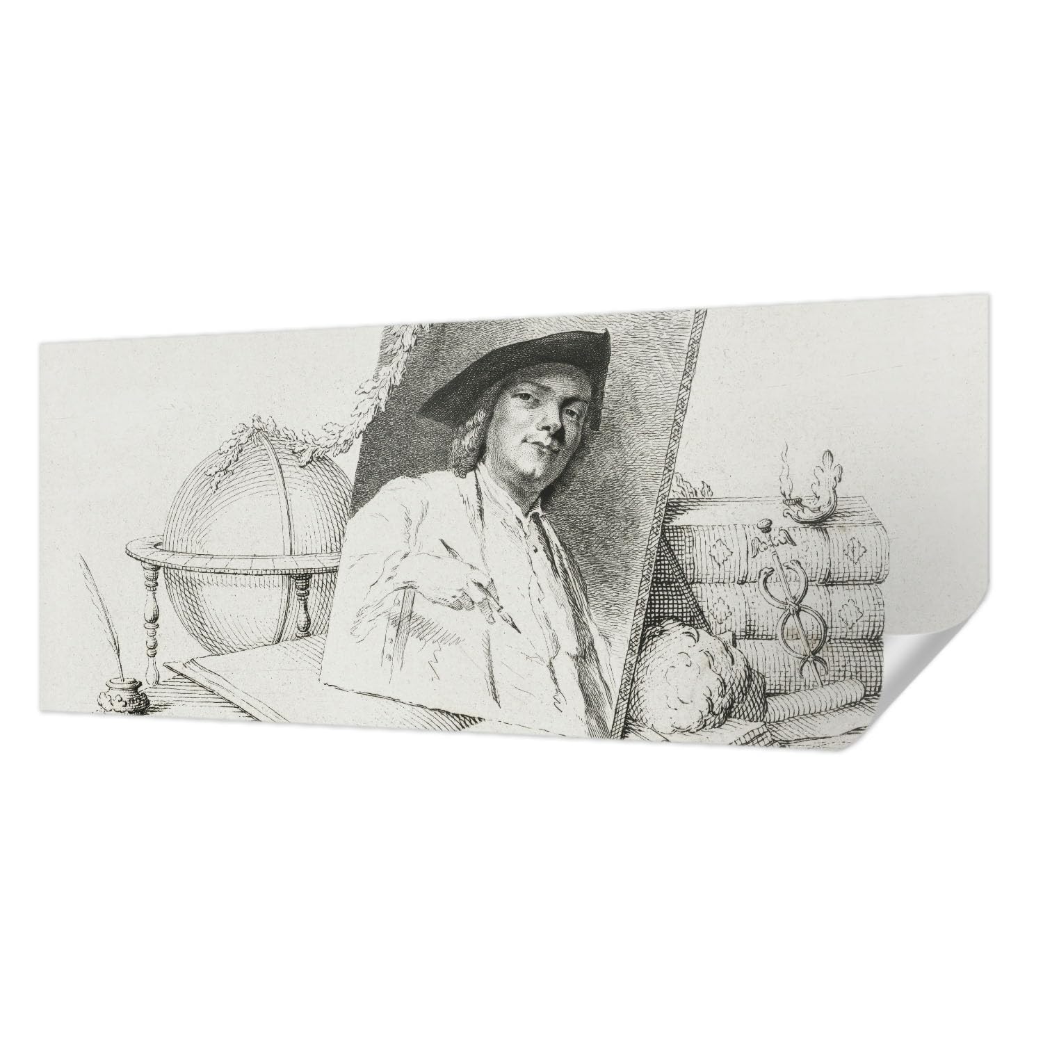 Papier Peint Auto-Adhésif Tulup 250x104 cm Panoramique Portrait Artistique