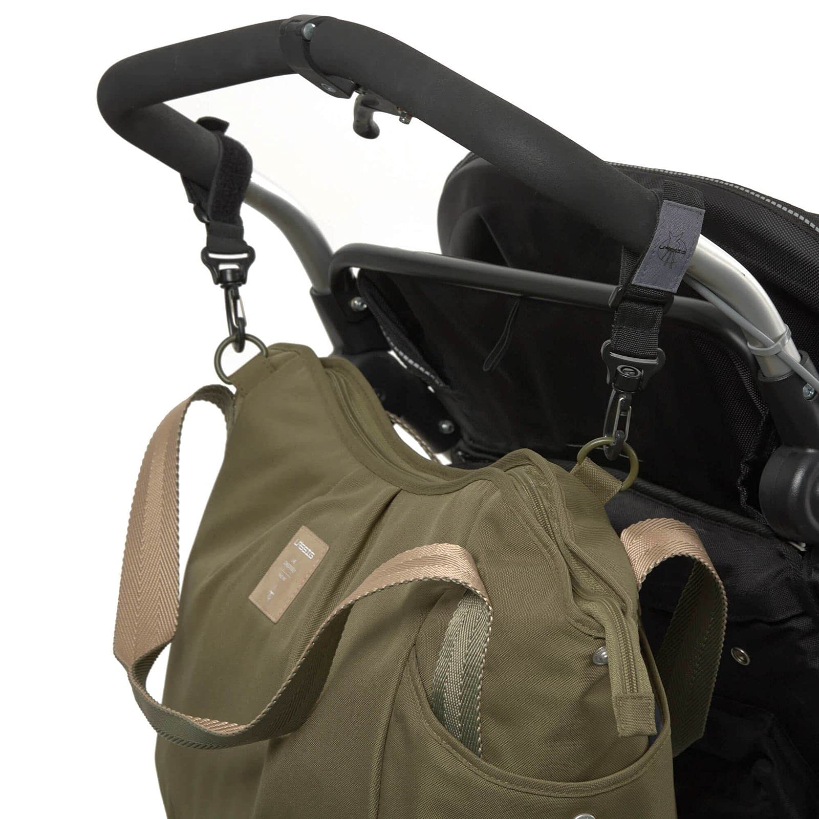 LÄSSIG Sac à Dos Sac à Langer/Green Label Twin Bag Triangle Olive