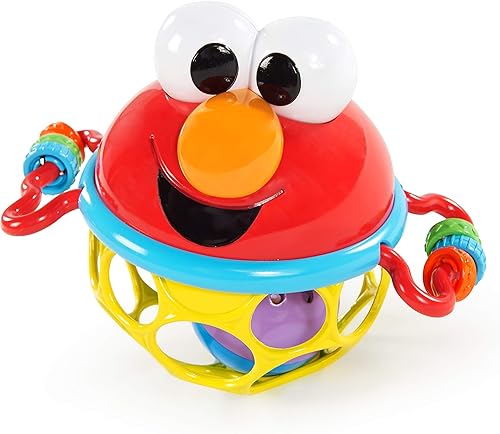 Miniatura 4 de Bright Starts Sesame Street Jingle  Shake Elmo - Sonajero fácil de agarrar edades de 3 a 12 meses Elmo