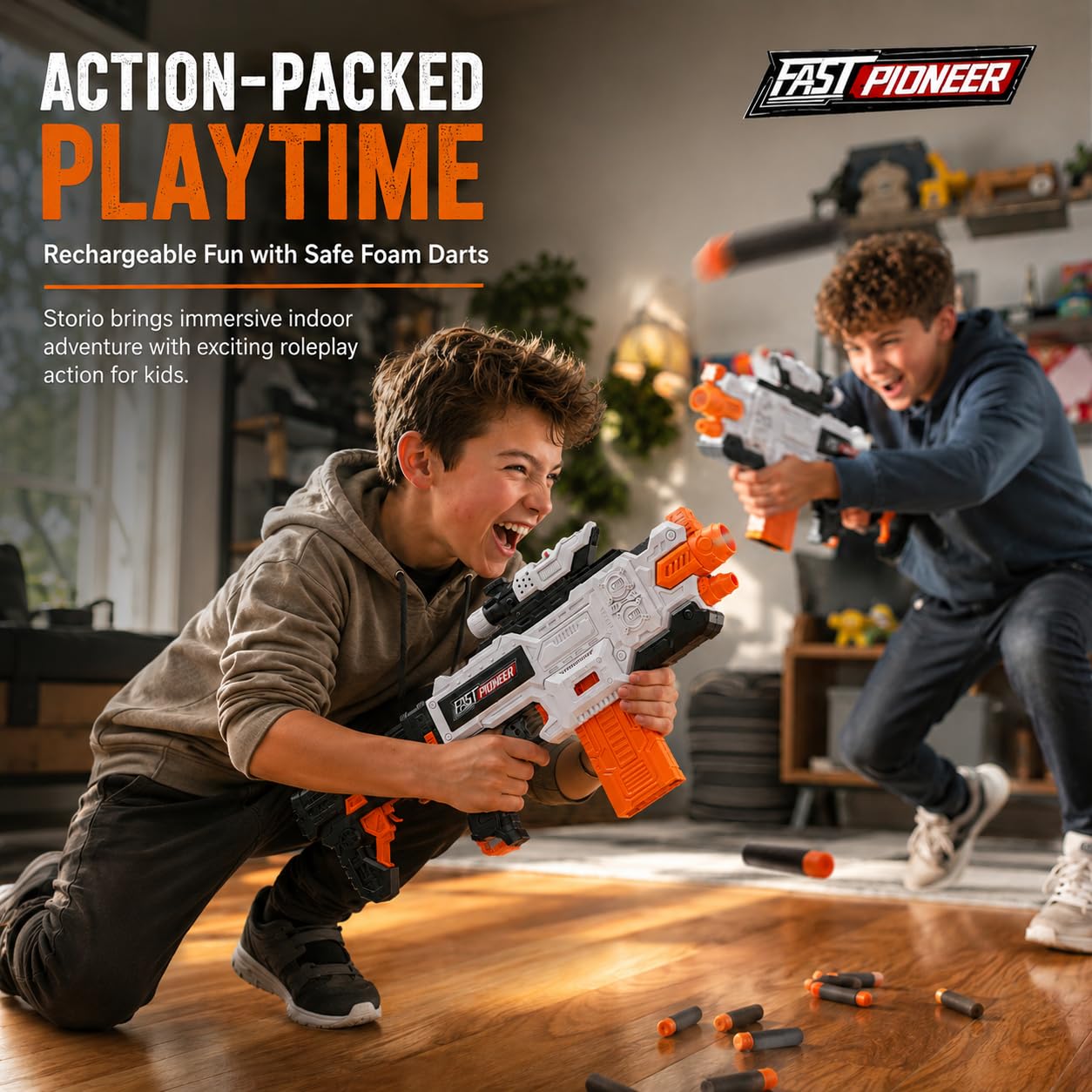 Storio Alpha Striker: Rechargeable Electric Toy Gun -5