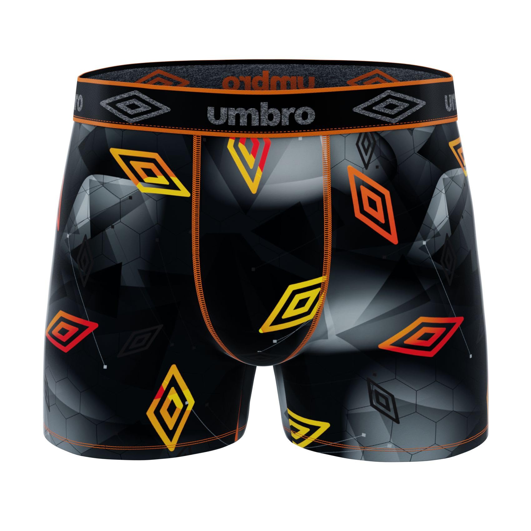 Umbro Boxer Homme Sport, Caleçon Homme Respirant et Stretch (Lot de 6)