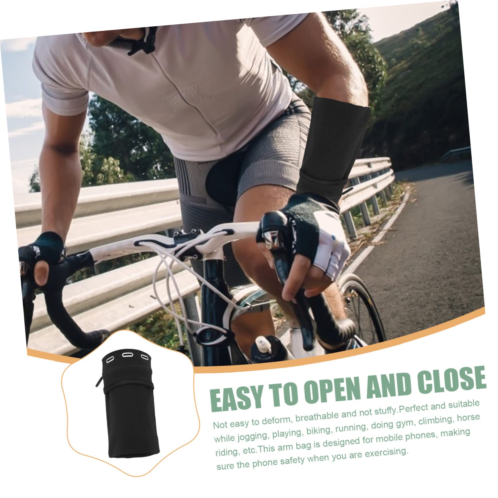 OSALADI 4stücke Sportliches Arm-Bag Für Handy Verstellbare wasserdichte Jogging-Handytasche Für Outdoor-aktivitäten Für Fitness Und Laufen