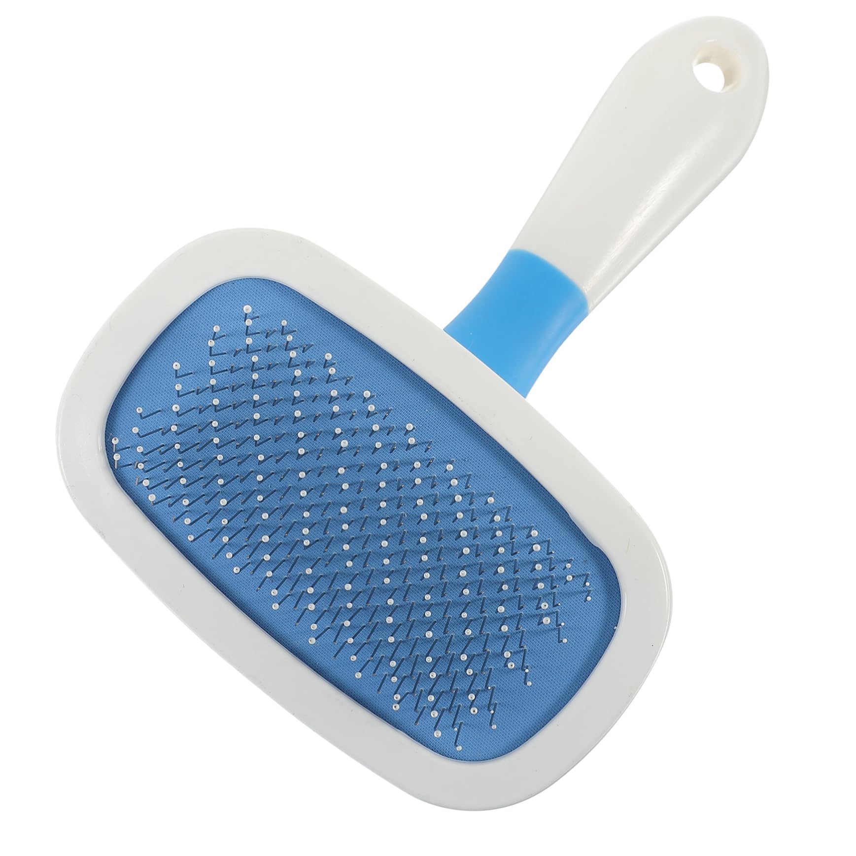 CORHAD 1Pc Pet Massage Comb Hair Brush for Dogs Cats Efficient Pet Hair Cleaning Tool Portable Easy to Use for Grooming and Removing Loose Undercoat Random Color