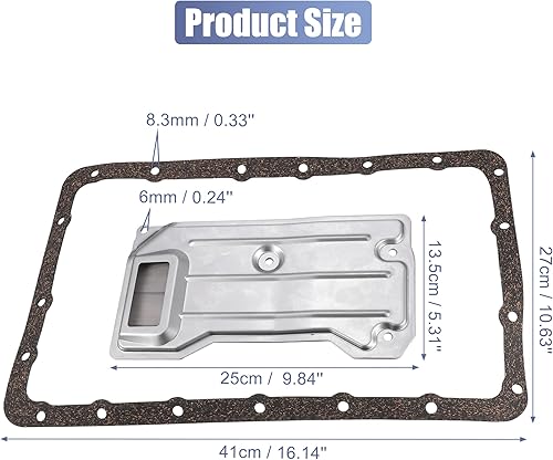 Miniatura 7 de X AUTOHAUX 1 juego 83504032K 25174469 58936 Kit de juntas de cárter de aceite para Jeep Cherokee XJ AW-4 modelos 1987-2001