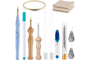 21Pcs Punch Embroidery Kit for Adults and Beginners: Unleash Your Embroidery Dreams!