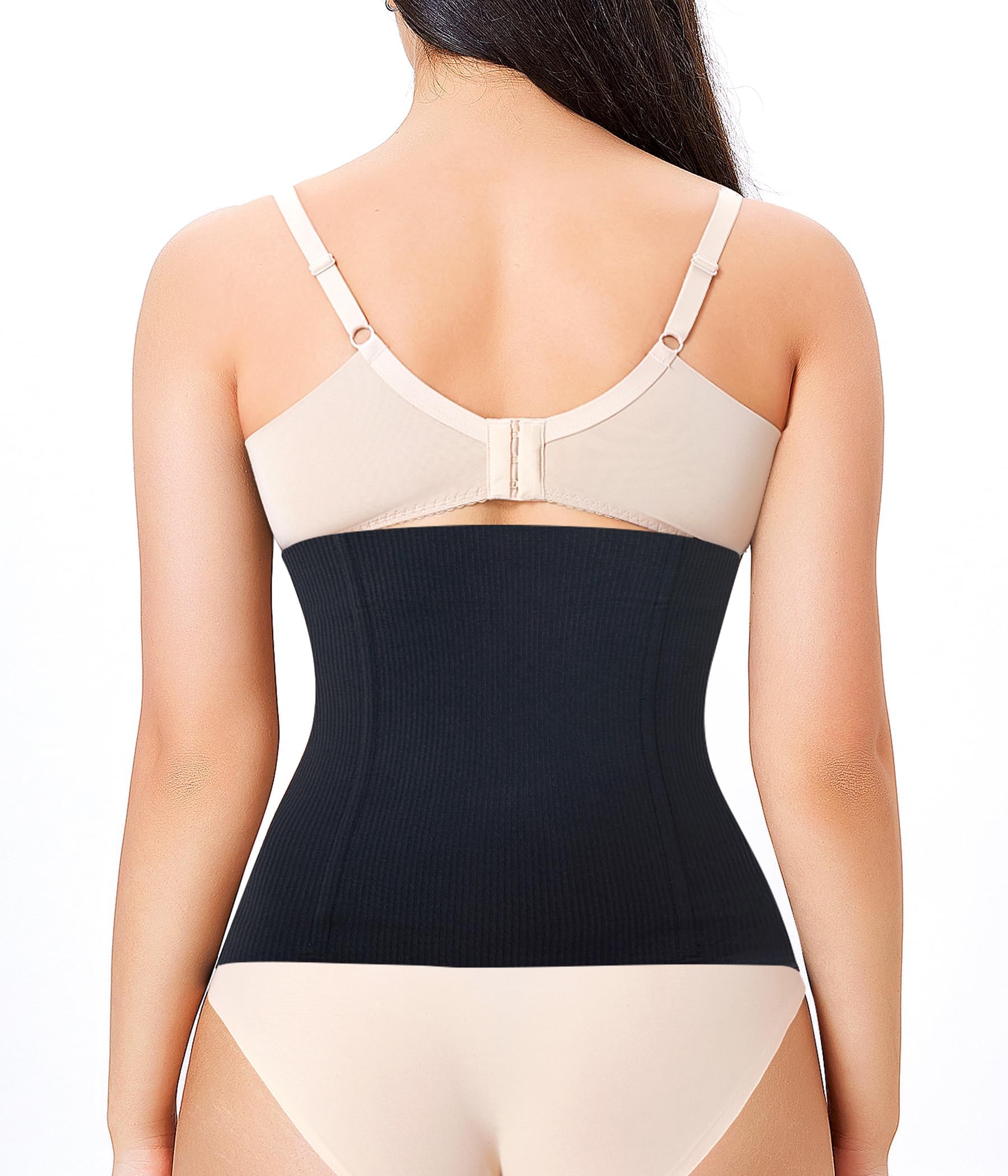 Gotoly Gaine Amincissante Ventre Plat Femme Invisible Corset Minceur Waist Trainer Serre Taille Body Sculptant Minceur Ceinture Gainante Post Partum