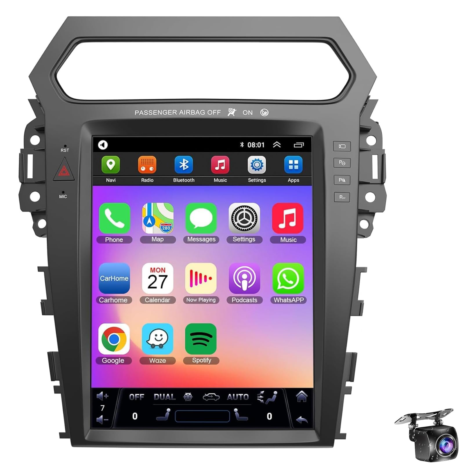 Ciosipul 8Core 4+32G 12.1" Car Radio Upgrade For Ford Explorer 2011-2019 Android 15 Headunit