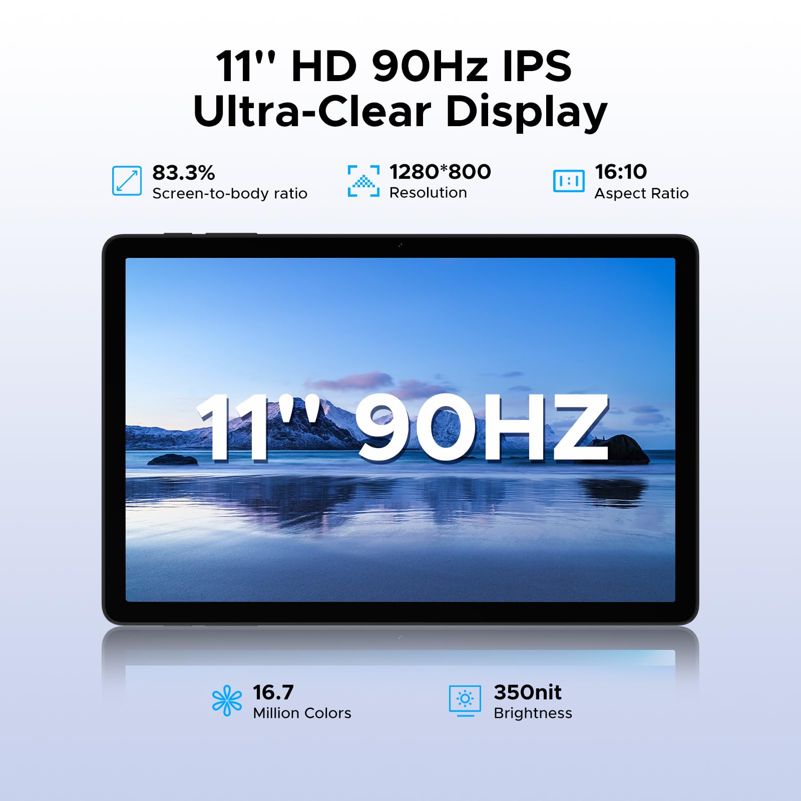 DOOGEE TAB G6 Tablet 11 inch Android 15 Tablets, 30GB+256GB/2TB
