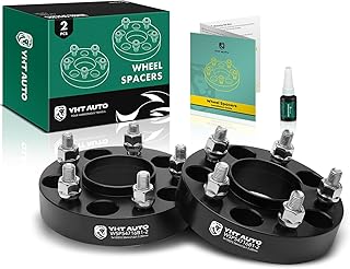 YHTAUTO 5x120 Wheel Spacers 30mm Compatible with 1991-2011 BMW 1/3/5/6/7/8/M3/M5/M6/Z3/Z4/Z8 Series Tire Spacers w/ M12x1.5 & 12.9 Grade Studs, 72.56mm Hub Bore 5 Lug 2PCS Black Wheel Adapter