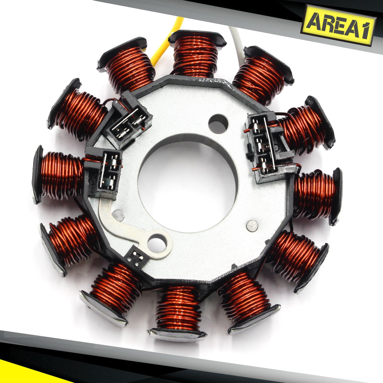 Area1 Estator de alternador de Repuesto para de 50 CC a Partir del año 03 – 12 Polos – para Aerox, Neos, Jog, Nitro, Booster, Stunt, F10 F12 F15, Italjet