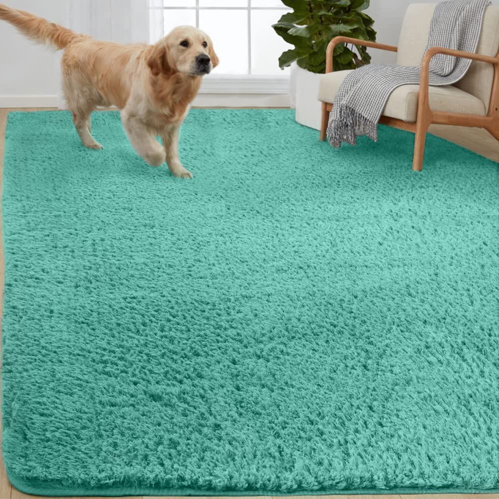 Buy Gorilla Grip Soft Faux Fur Area Rug, Washable, Shed and Fade