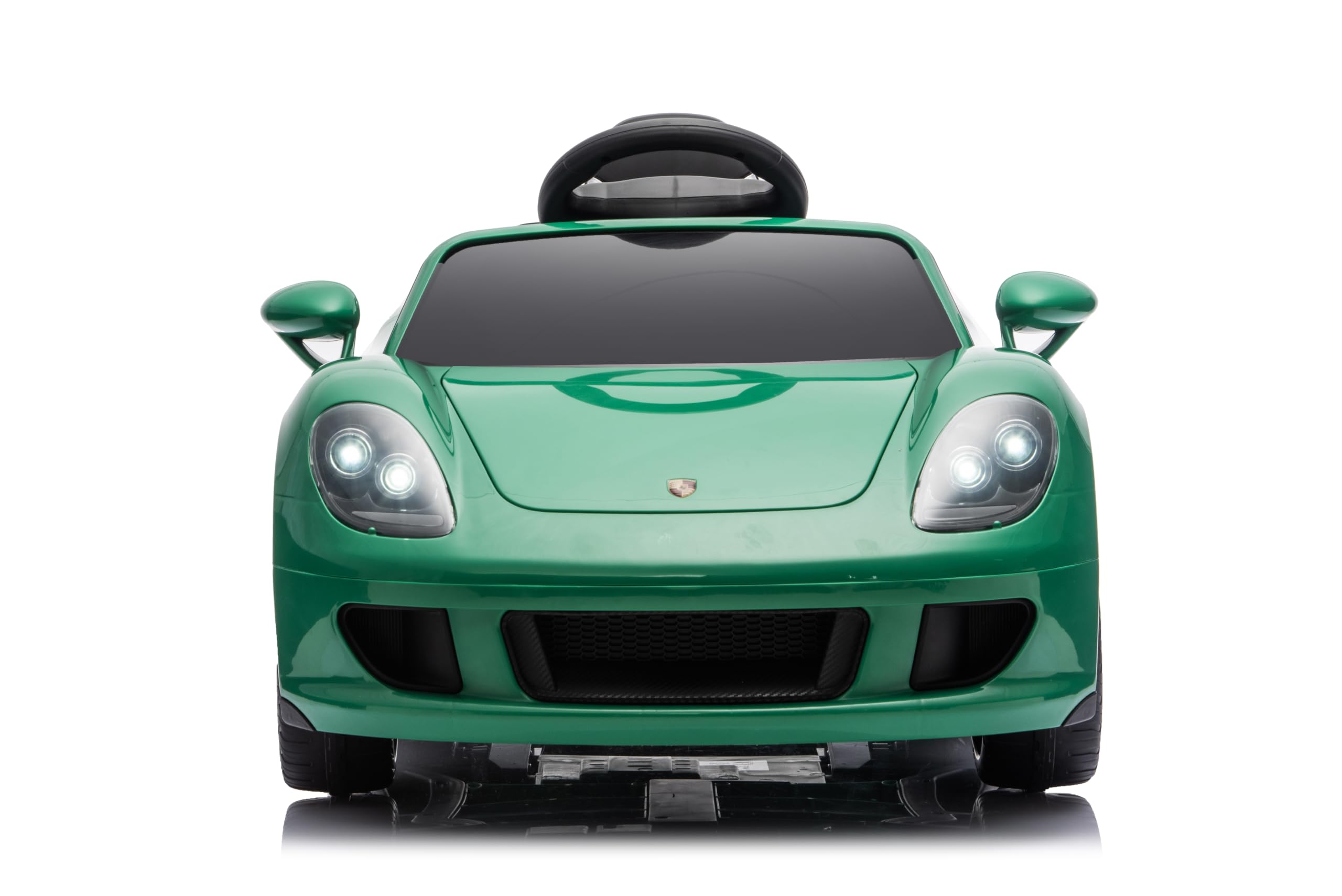 Best Ride On Cars Porsche Carrera GT Kids Electric Car Green 12V