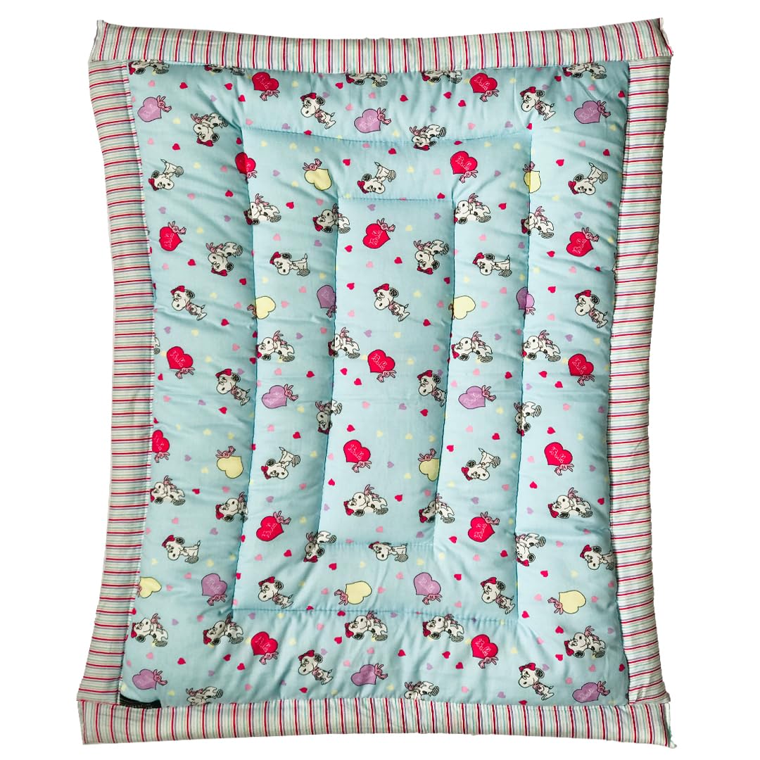 RURIBOSY |Bedding Mattress for Cotton, Baby Sleeping Bed Set Godari Baby Cradle Bed |Sleeping Mat |Multi Purpose Cushioned Bed | Made with Pure Cotton | Multi-Size (King)