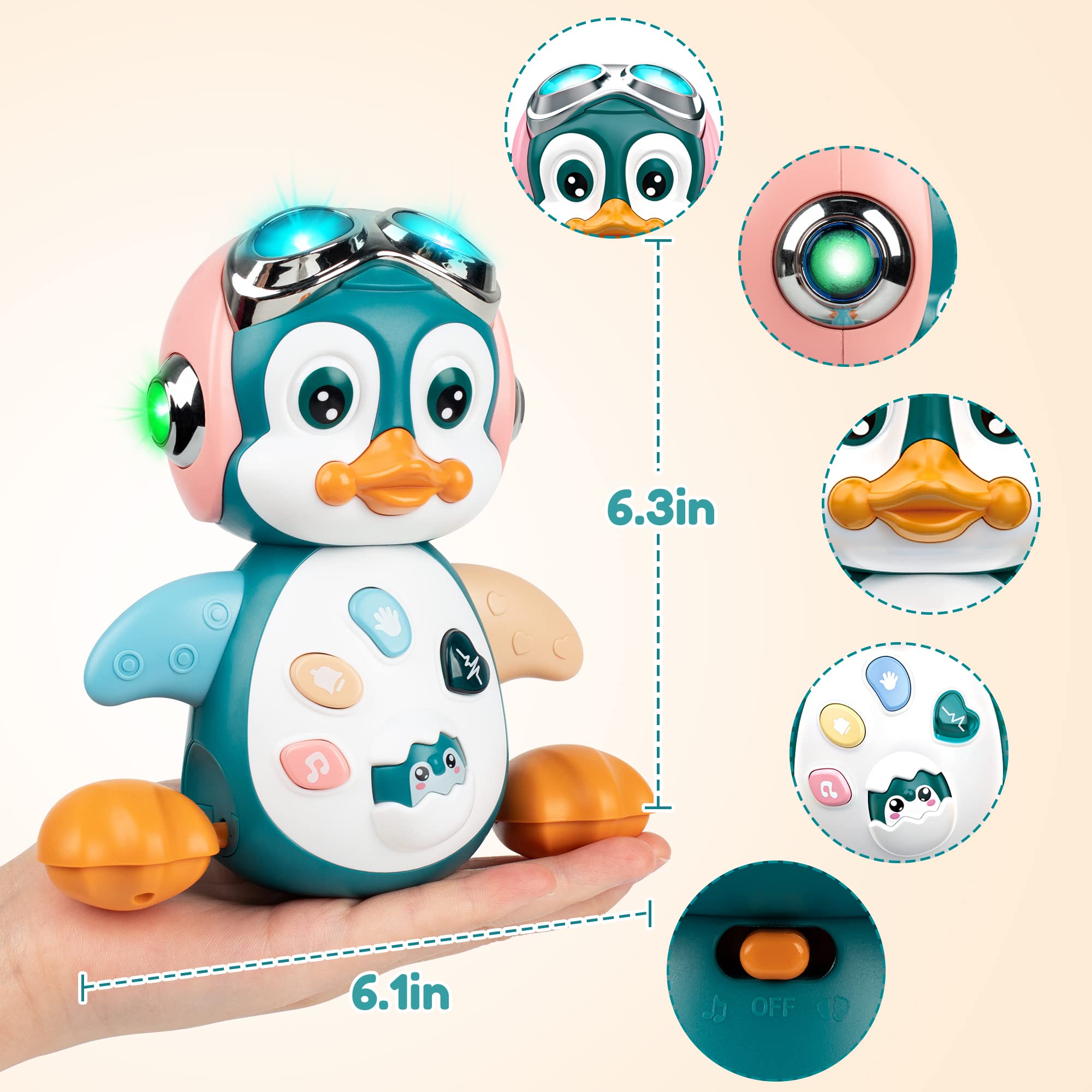Tanzendes Pinguinspielzeug 3d Penguin Model Etsy.de