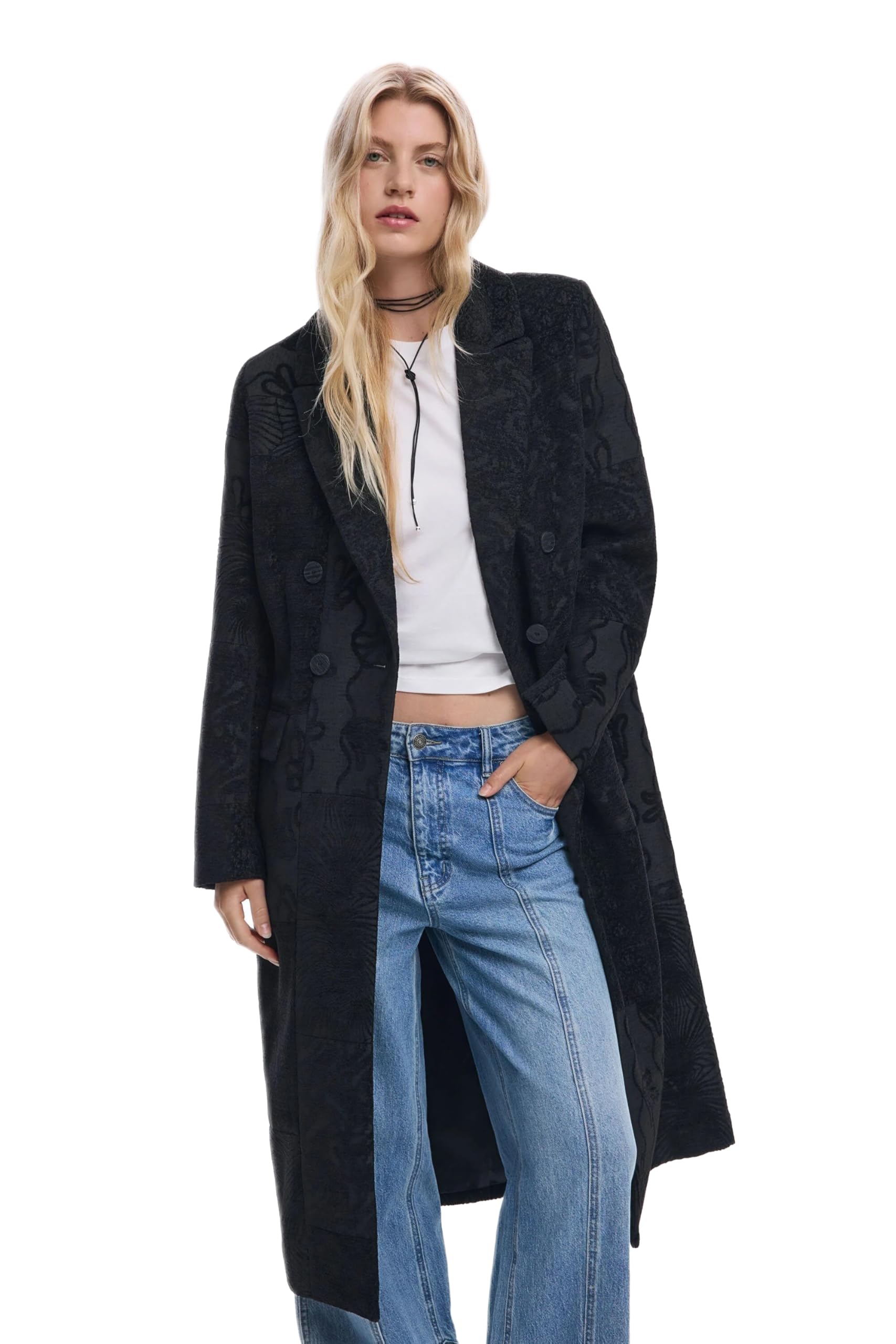 Desigual COAT_PATCH_BLACK, 2000 BLACK, XL