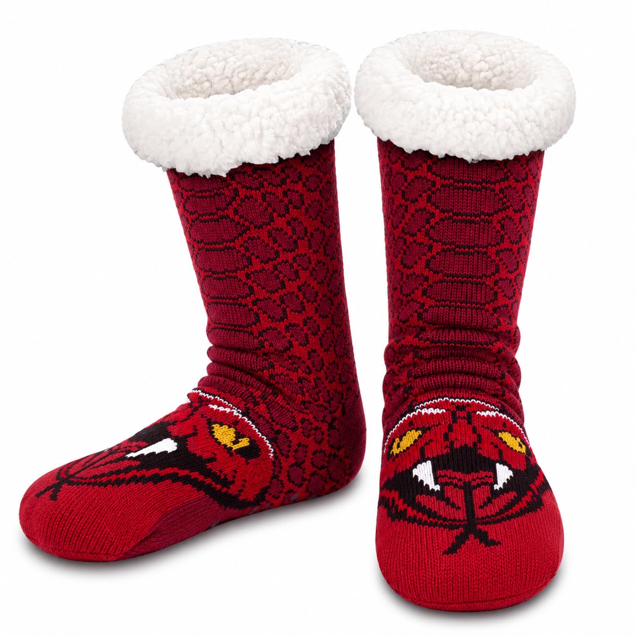 Hisonwel Herren Slipper Socken Tier Fuzzy Rutschschutz fluffig Winter Warm weich dick Fleece gefüttert Thermal Home Socken