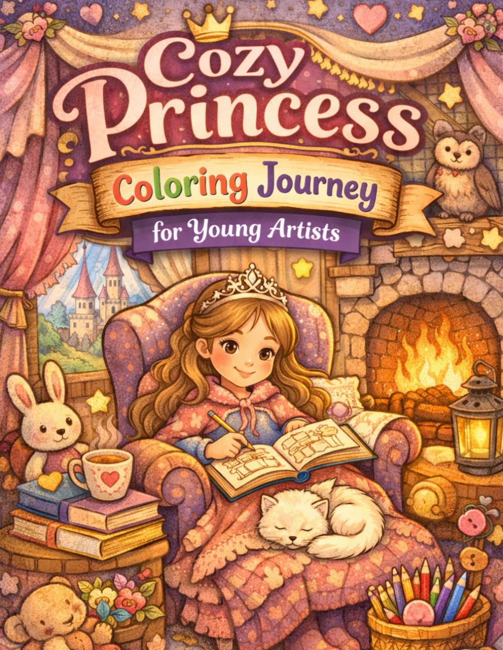 Cozy Princess Coloring Journey for Young Artists