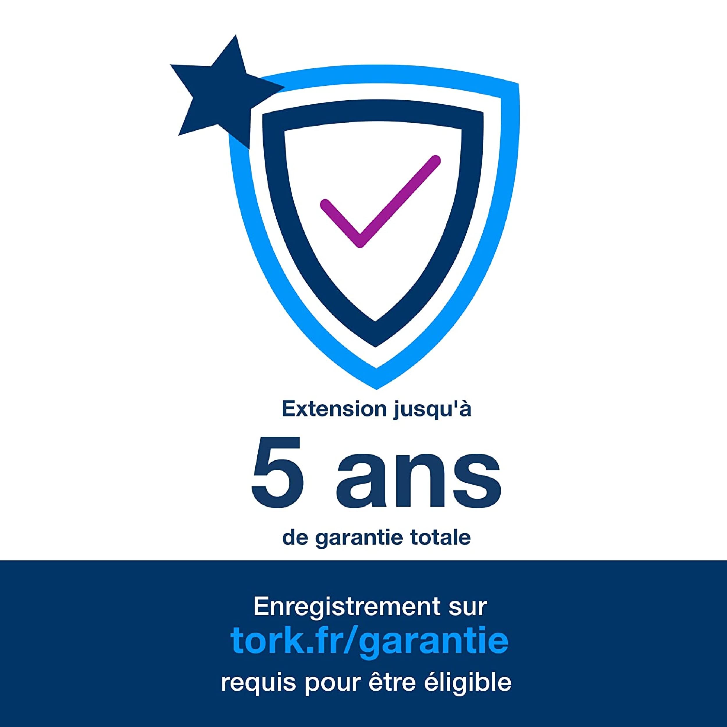 Tork SmartOne Distributeur murale Mini double pour papier toilette rouleau blanc T9, grande capacité, gamme Elevation, 682000