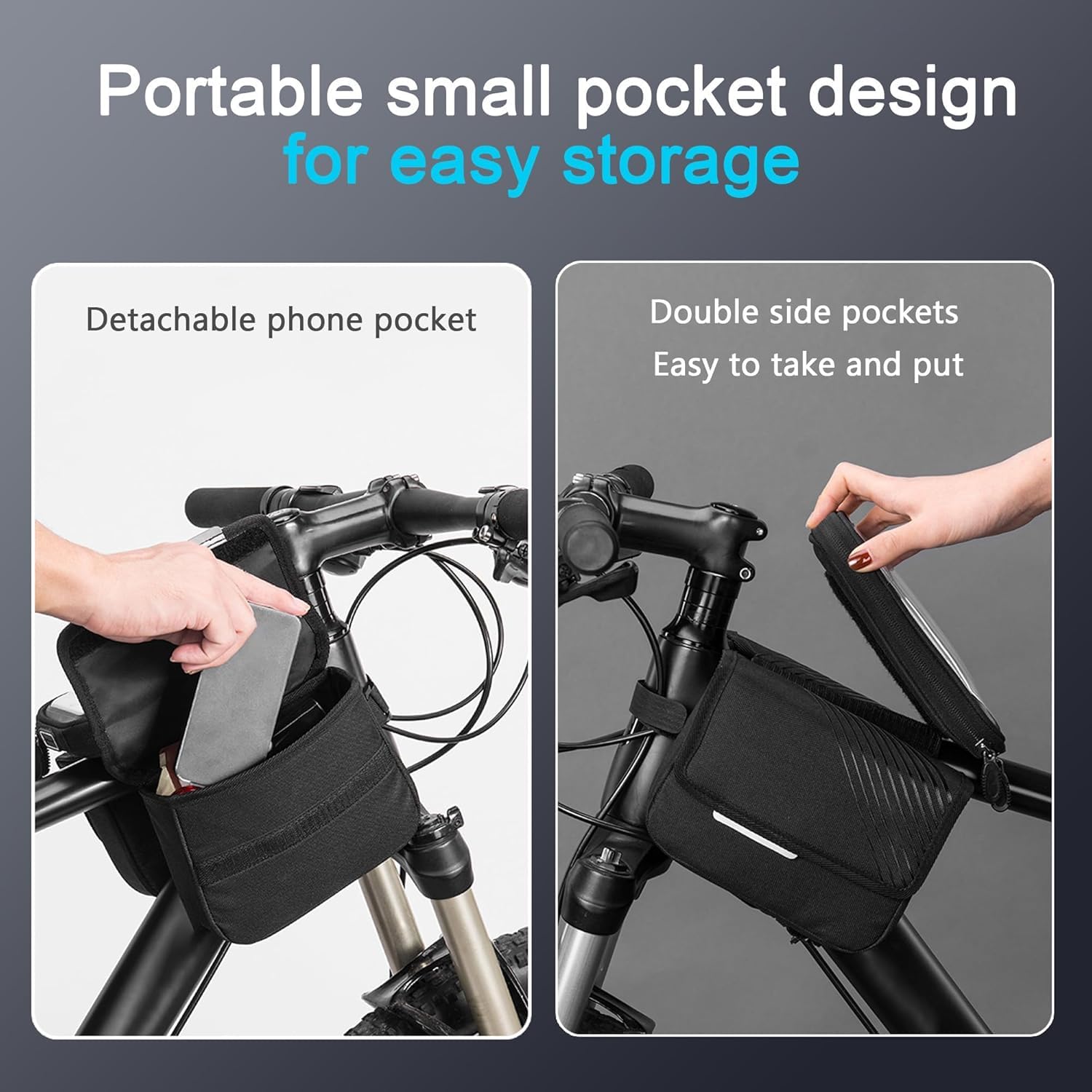 Borsa Telaio Bicicletta per Specialized Crave | Borsa Tubo Anteriore Impermeabile Touchscreen TPU Bici Telaio