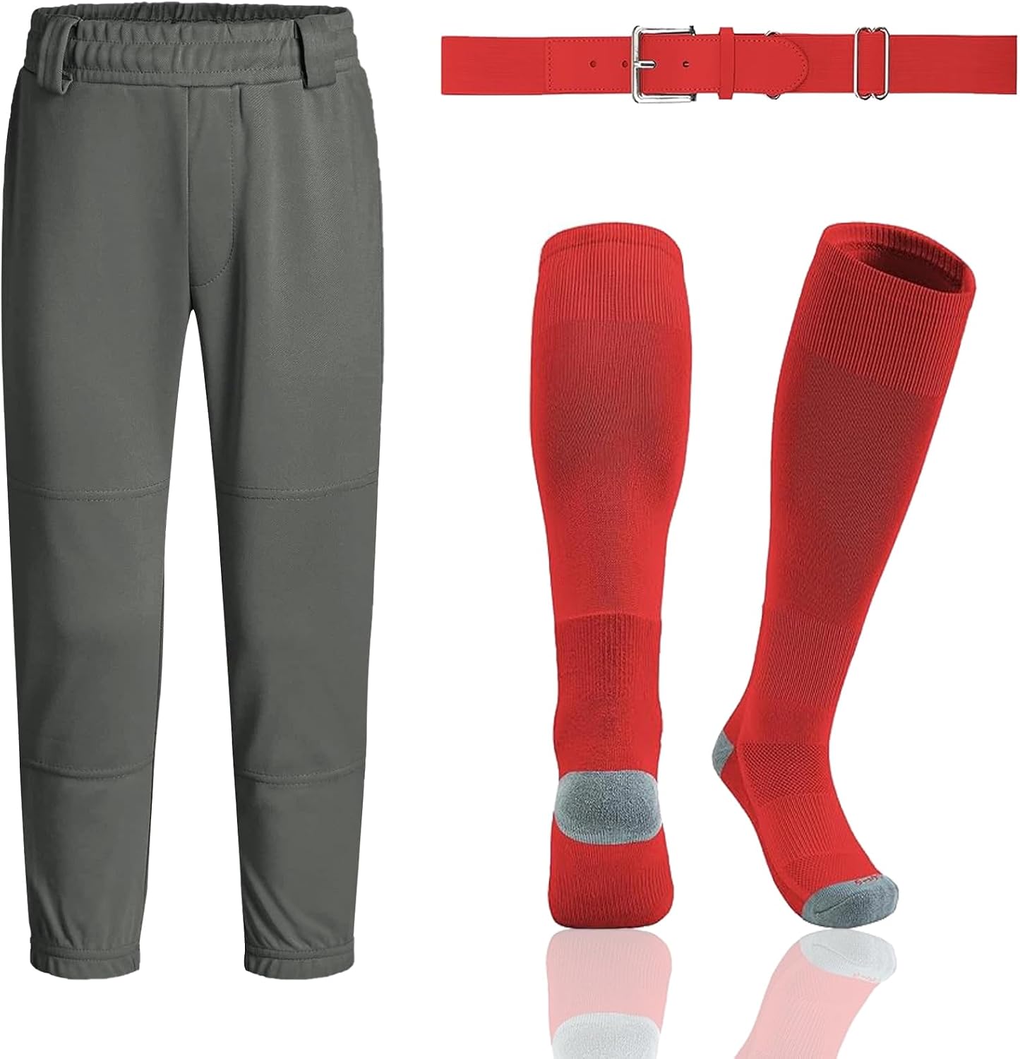 QBK 2-17Y Baseball Pants+Baseball 1 Socks& 1Belt