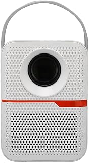 Portable Projector, 1080P BT Projector, WiFi Video Projector 2GB RAM and 16GB ROM 4K Decoding 30 to 100 Inch Projection Outdoor Movie Projector for IOS for Android (UK)