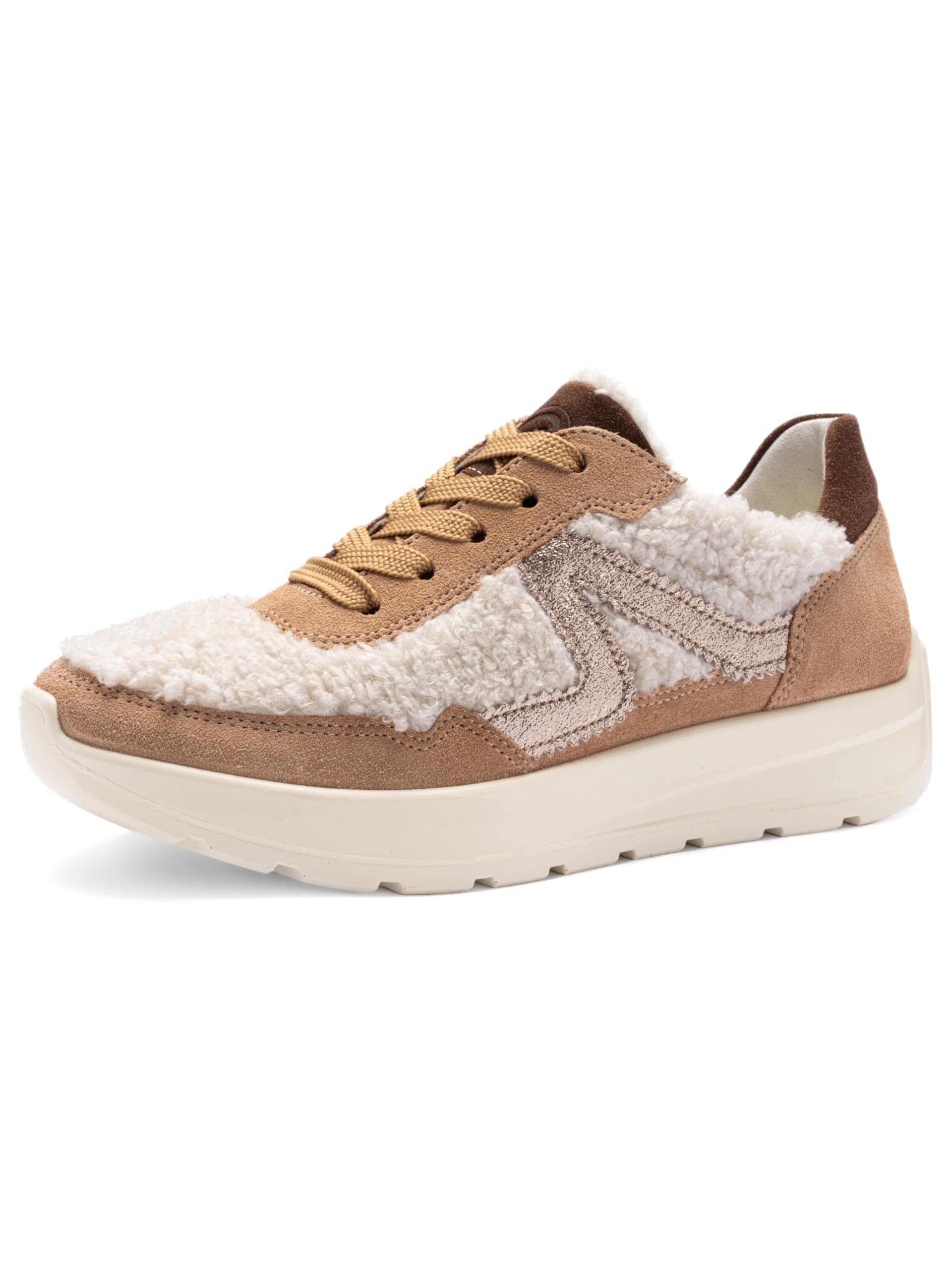 ARA Women's New York Trainers, Biscuit Offwhite Mocha, 10 UK