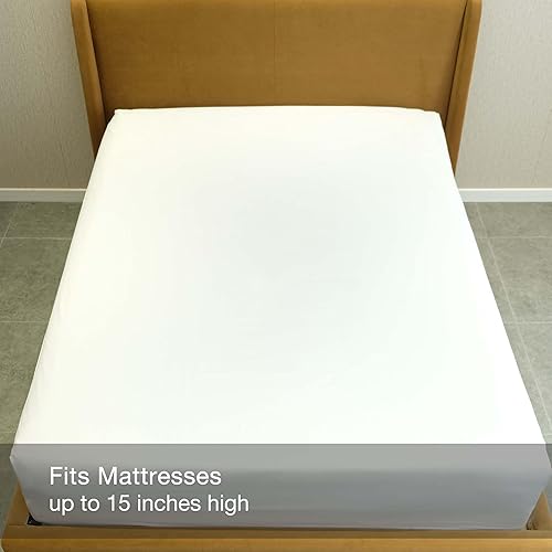 Miniatura 5 de Bahalden Sábana bajera de alta calidad, comodidad y durabilidad superiores, sábana inferior resistente a la decoloración y a las arrugas con diseño