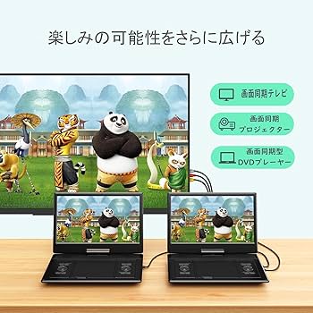 ポータブルDVDプレーヤー 16.9型 14.1インチ 液晶パネル 美品 ポータブルDVDプレーヤー 16.9型 14.1インチ 液晶パネル 数回