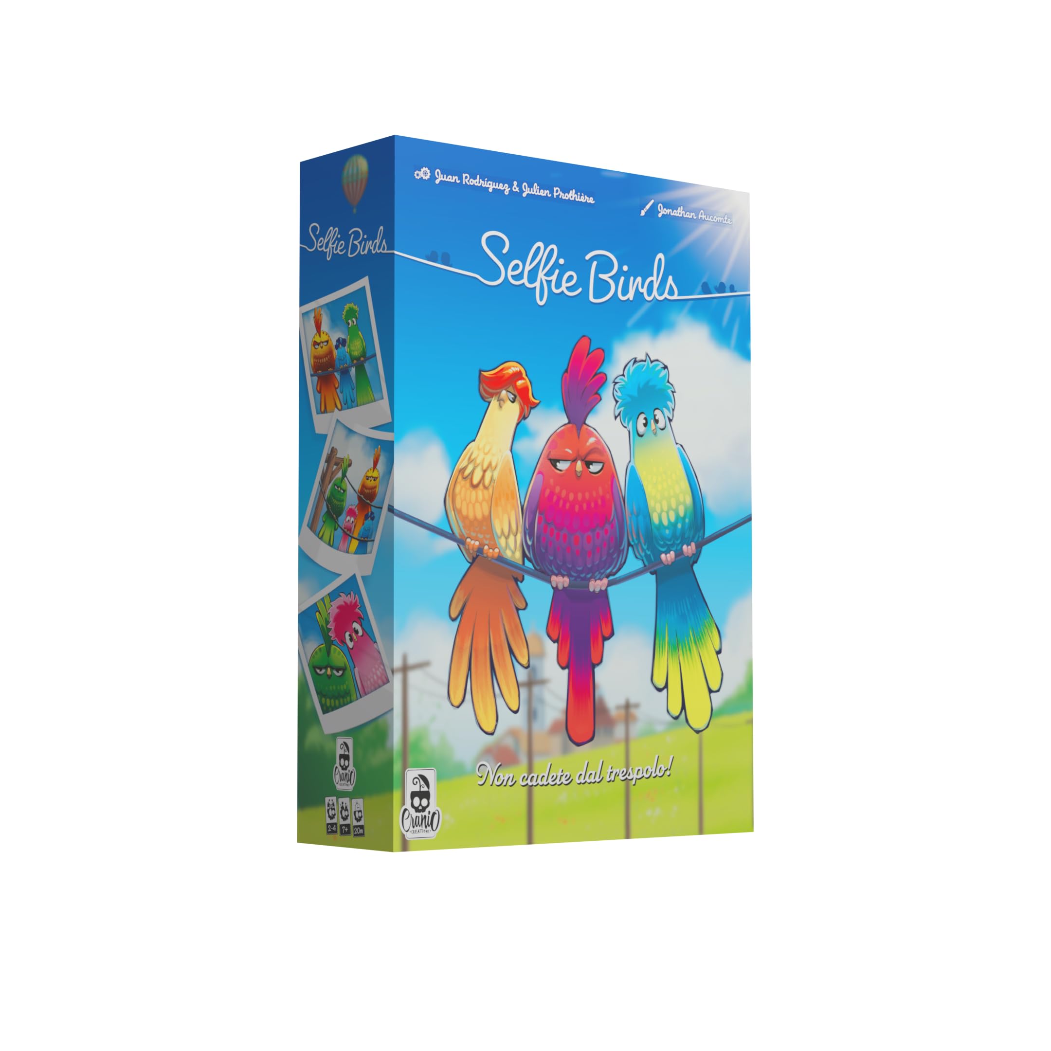 Cranio Creations - Selfie Birds, Birds on the Perch chirping among them: Let's Take a Selfie! Italian Language Edition