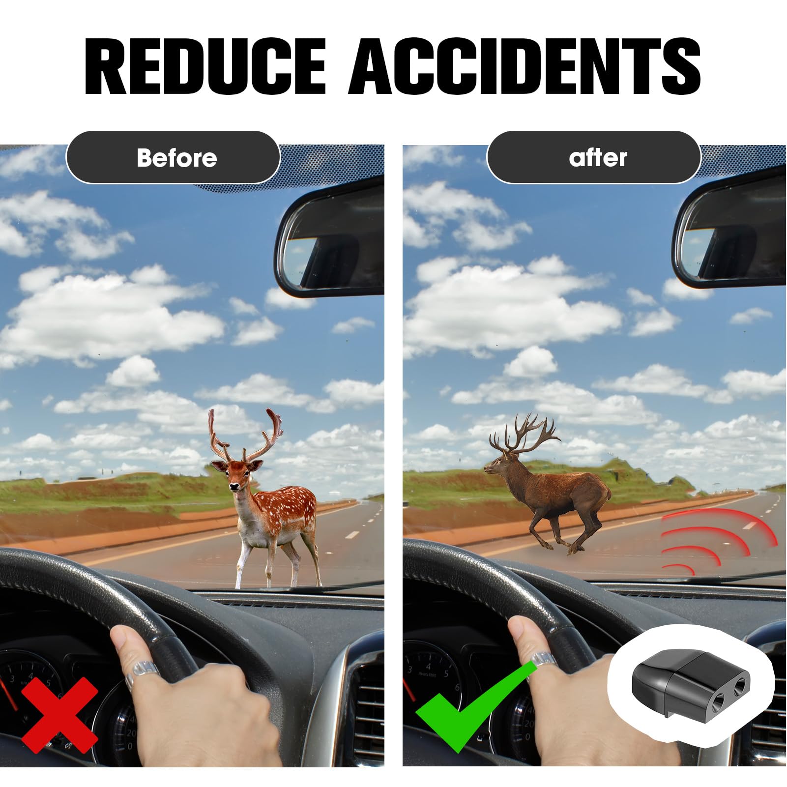 4 Pièces Dispositif De Sifflet D'avertissement, Sifflets De Cerf Avertissement Faune Sifflet Ultrason Pour Voitures Camions Motos Eviter De Heurter Les Animaux Proteger Les Vehicules 87451646